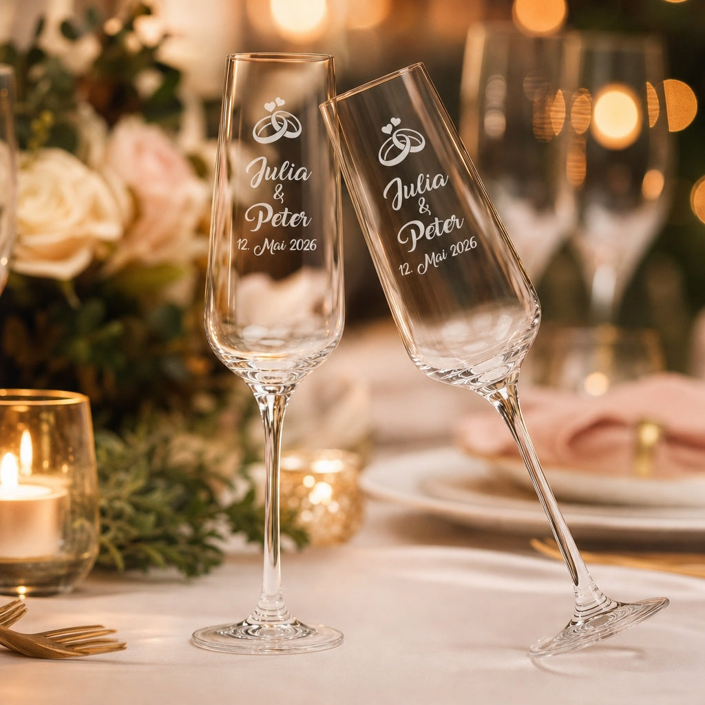 Sektgläser "Hochzeit"