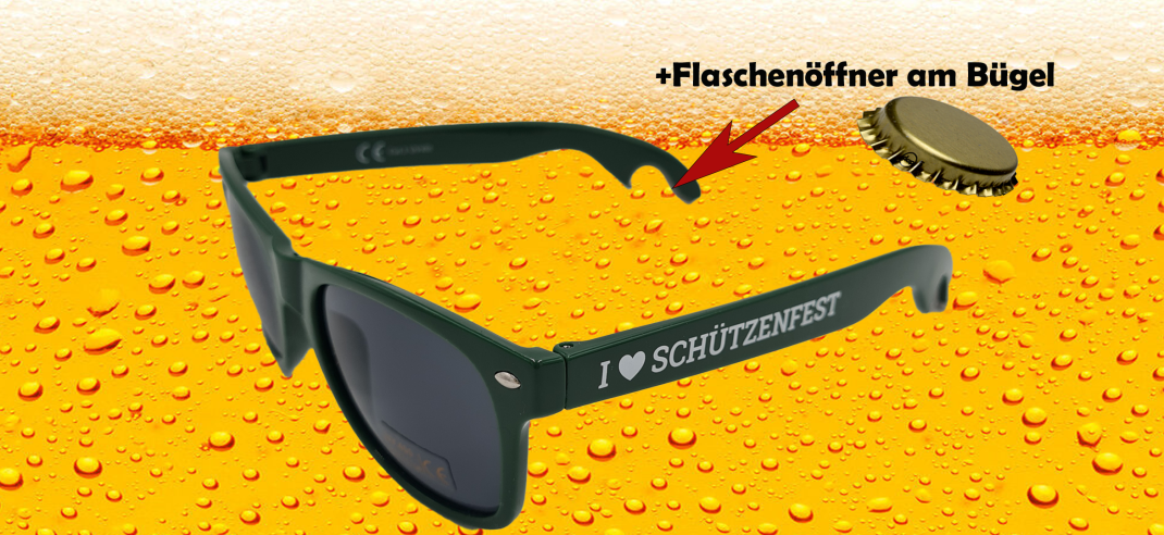 Schützenfestbrille mit Vereinsnamen ab 15 Stück