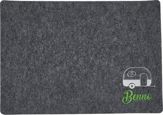 Filzuntersetzer 40 x 30 cm Personalisierbar