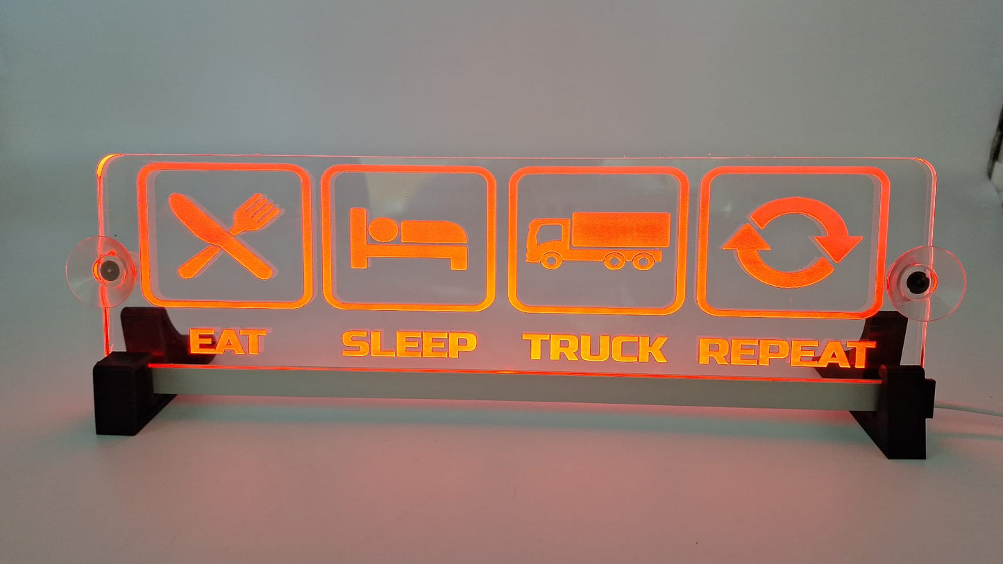 LKW Leuchtschild "EAT"