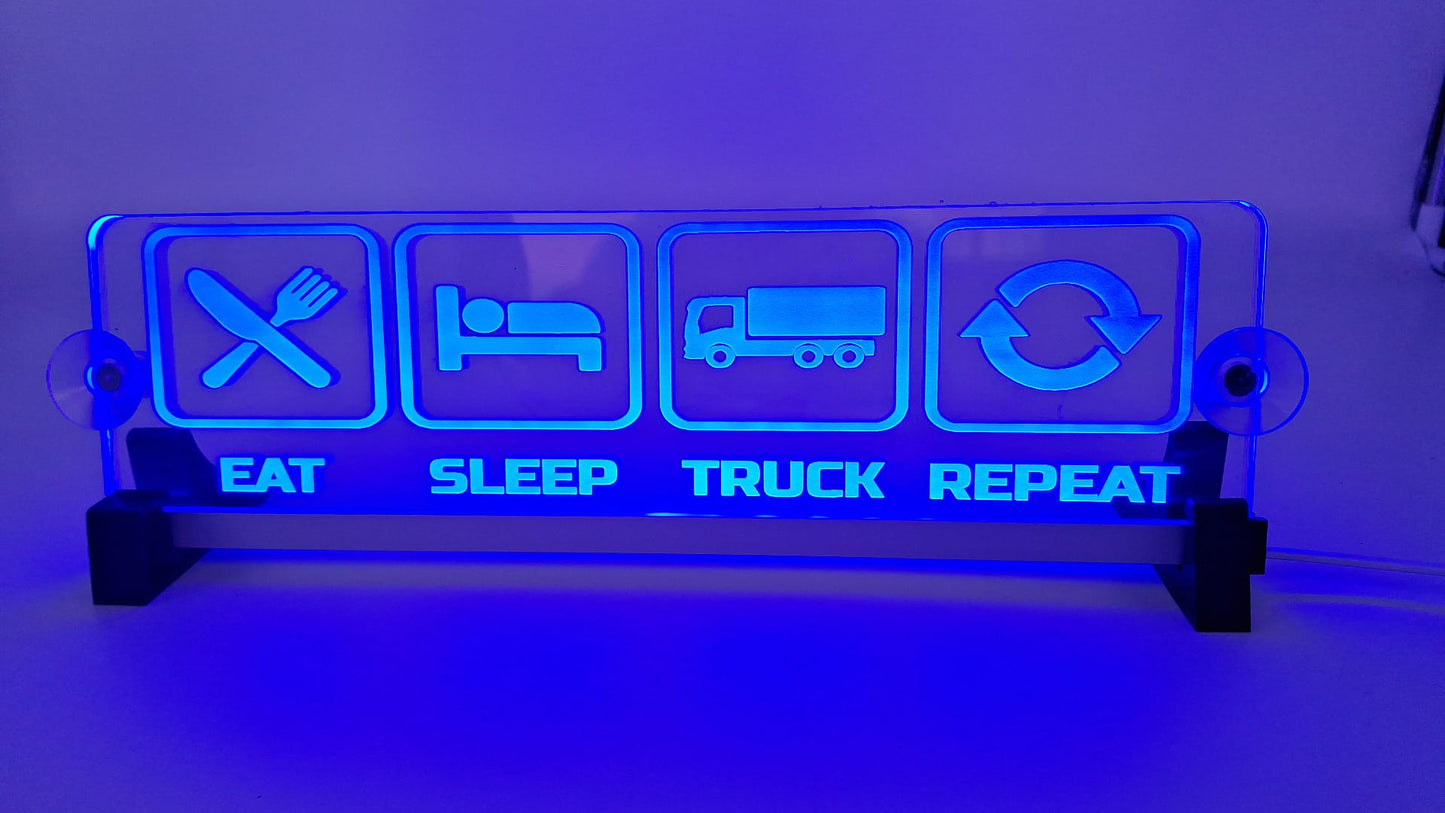 LKW Leuchtschild "EAT"
