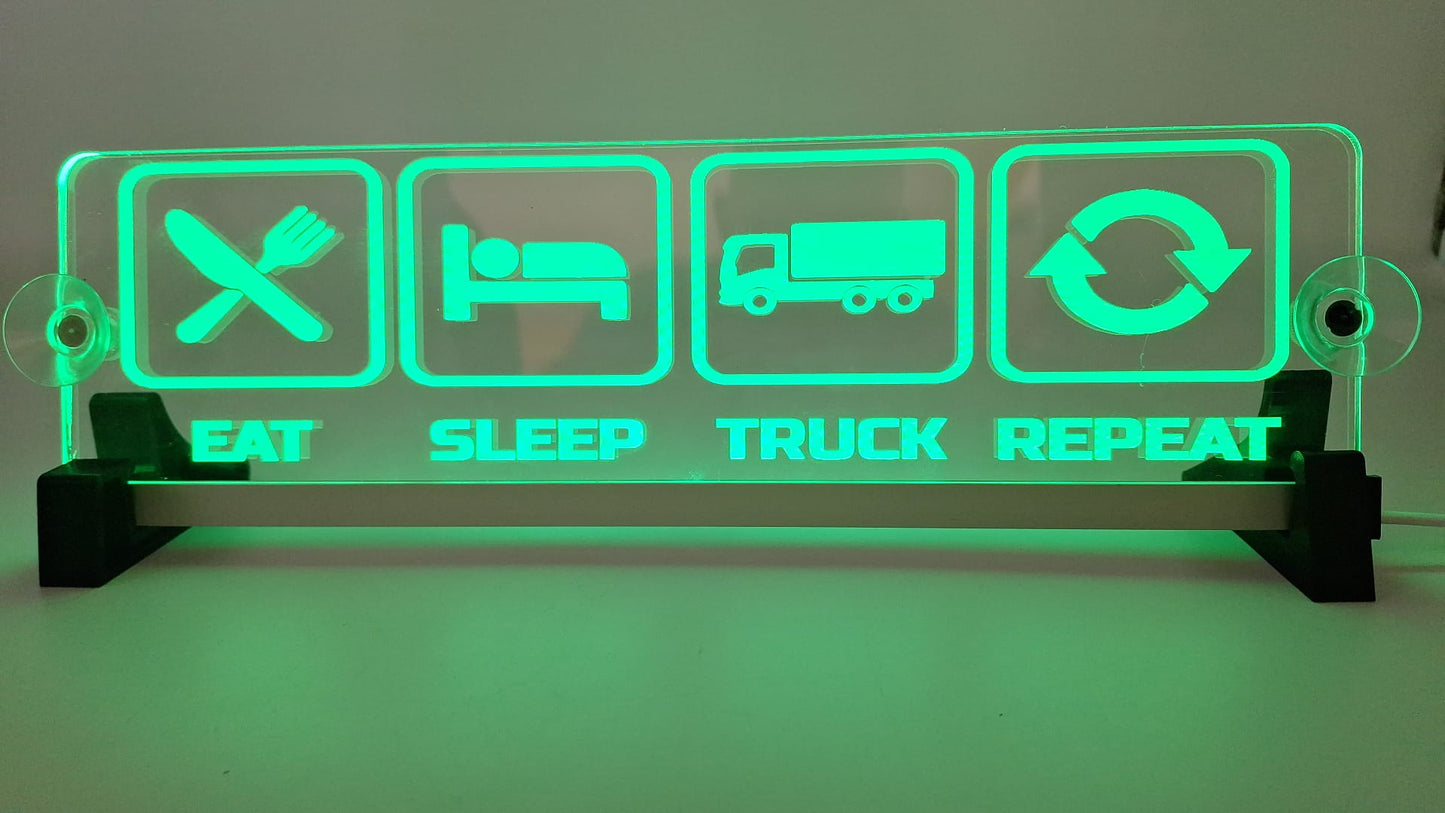 LKW Leuchtschild "EAT"