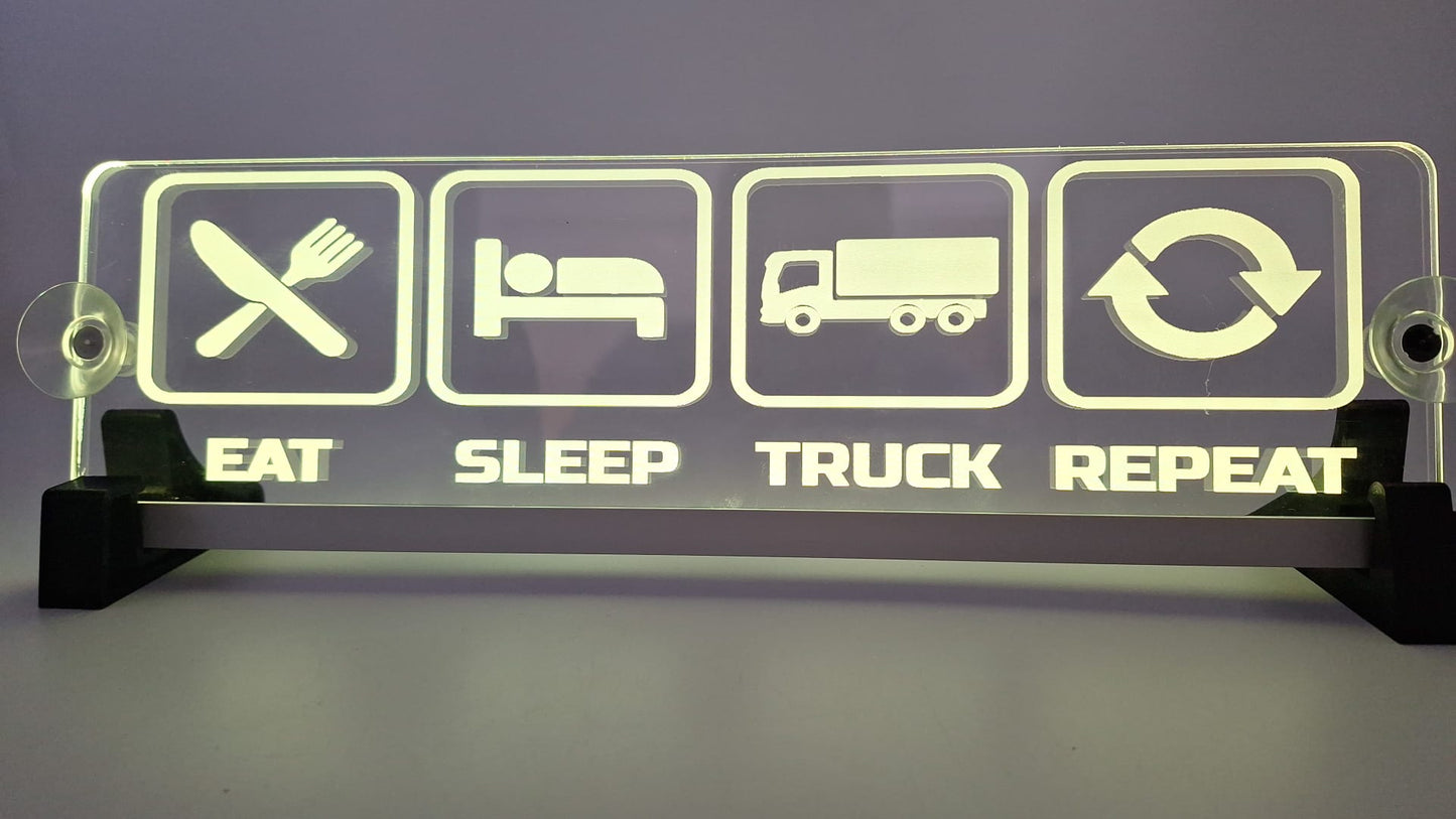 LKW Leuchtschild "EAT"